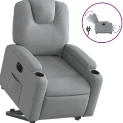 vidaXL Fauteuil inclinable électrique tissu