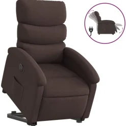 vidaXL Fauteuil inclinable électrique tissu
