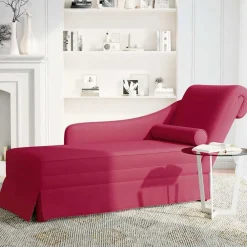 vidaXL Fauteuil long avec traversin et accoudoir droit
