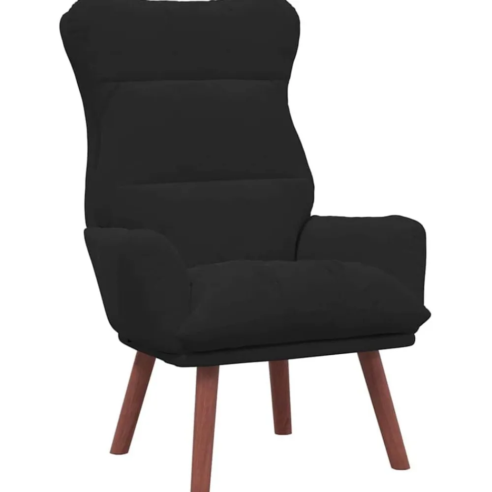 Fauteuils Et Chaises-vidaXL fauteuil 69 x 74 x 93 cm Velours Noir