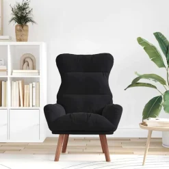 Fauteuils Et Chaises-vidaXL fauteuil 69 x 74 x 93 cm Velours Noir