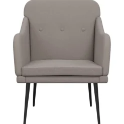 Fauteuils Et Chaises-vidaXL Fauteuil 63x76x80 cm Tissu Taupe