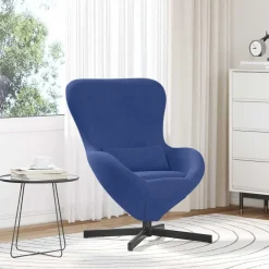 vidaXL Fauteuil œuf 63 x 73 x 90 cm Velours