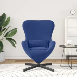vidaXL Fauteuil œuf 63 x 73 x 90 cm Velours