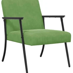 Fauteuils Et Chaises-vidaXL fauteuil 59 x 75 x 78 cm Velours Vert clair