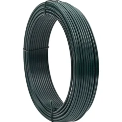 vidaXL Fil de clôture Vert PVC