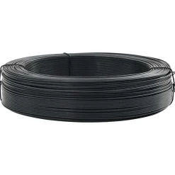 Clôtures & Barrières-vidaXL Fil de liaison de clôture 250 m 0,9/1,4 mm Acier Anthracite
