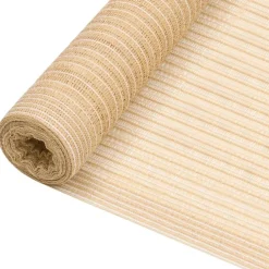 Pelouses & Jardins-vidaXL Filet brise-vue 1x10 m PEHD 75 g/m² Beige