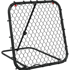 Divers Sports-vidaXL Filet de rebond de football réglable noir 84x73x60-80 cm acier