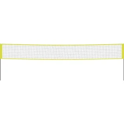 vidaXL Filet de volley-ball jaune et noir 823x244 cm PE tissu