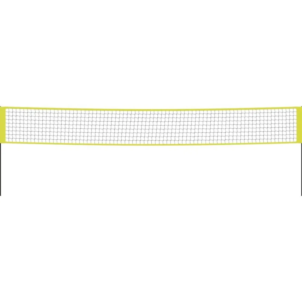 vidaXL Filet de volley-ball jaune et noir 823x244 cm PE tissu