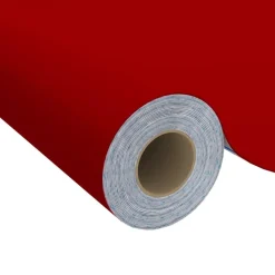 Décorations-vidaXL Film autoadhésif pour meubles 500x90 cm PVC Rouge
