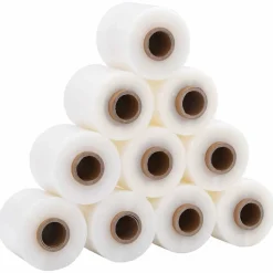 vidaXL Film étirable avec poignée 10pcs 23µm 10 cm x 150 m