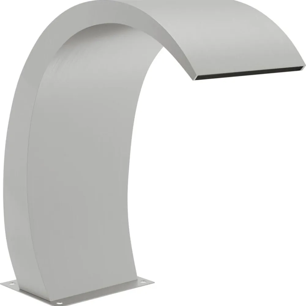 Décorations-vidaXL Fontaine de piscine avec LED 22x60x70 cm Acier inoxydable 304