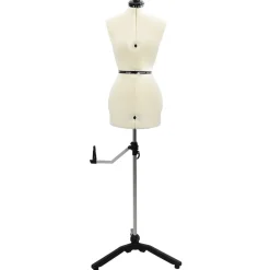vidaXL Forme de Robe Ajustable Féminine Crème s Velours