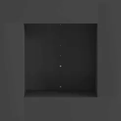 vidaXL Foyer de cheminée Noir 60 x 60 x 30 cm Acier