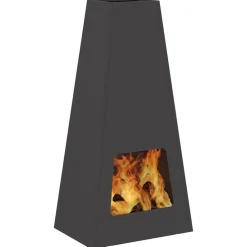 Cheminées-vidaXL Foyer de cheminée Noir 50 x 35 x 100 cm Acier Acier laminé &agrave; froid/noir