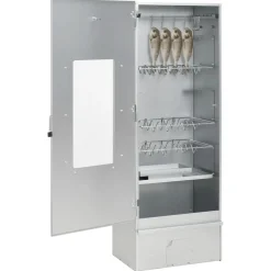 vidaXL Fumoir à four à BBQ générateur de fumée froide acier galvanisé
