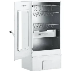 vidaXL Fumoir de four à BBQ avec 1 kg de copeaux de bois 44,5x29x83 cm