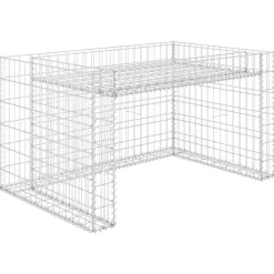 vidaXL Garage tondeuse à gazon lit surélevé 110x80x60 cm Fil en acier