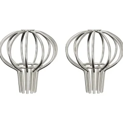 Matériaux De Construction-vidaXL Garde-feuilles de Gouttière 2 pcs Argent 50 mm Acier inoxydable