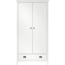 Armoires & Meubles De Rangement-vidaXL Garde-robe à 2 portes Hill 89x50x170cm Bois de pin solide Blanc
