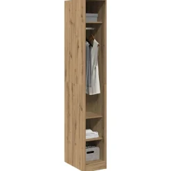 Armoires & Meubles De Rangement-vidaXL Garde-robe chêne artisanal 30x50x200 cm bois d'ingénierie ch&ecirc;ne artisanal