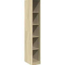 Armoires & Meubles De Rangement-vidaXL Garde-robe chêne sonoma 30x50x200 cm bois d'ingénierie Ch&ecirc;ne sonoma