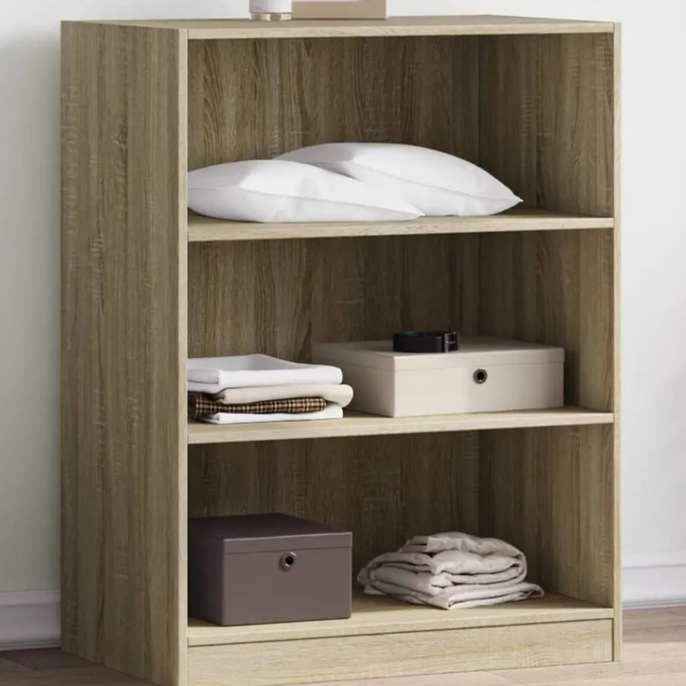 Produits Ménagers-vidaXL Garde-robe chêne sonoma 77x48x102 cm bois d'ingénierie Chêne sonoma