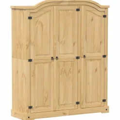 Armoires & Meubles De Rangement-vidaXL Garde-robe Corona 151,5x52x186 cm bois de pin massif Marron