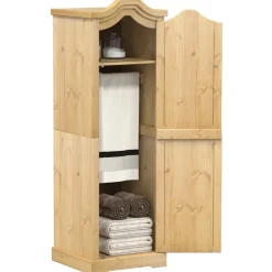 vidaXL Garde-robe Corona 55x52x170 cm bois de pin massif