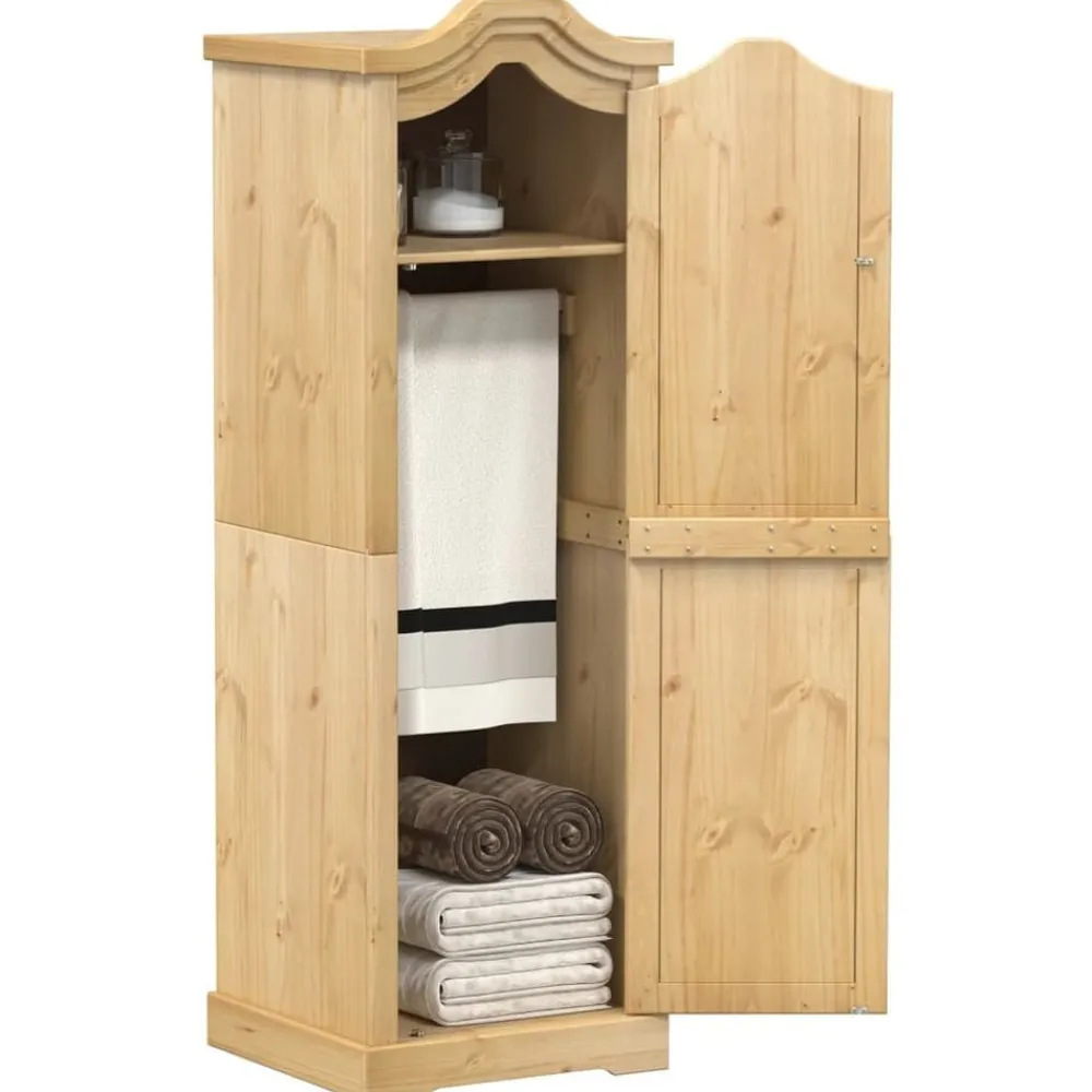 vidaXL Garde-robe Corona 55x52x170 cm bois de pin massif