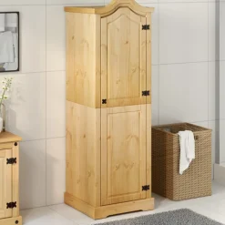 vidaXL Garde-robe Corona 55x52x170 cm bois de pin massif