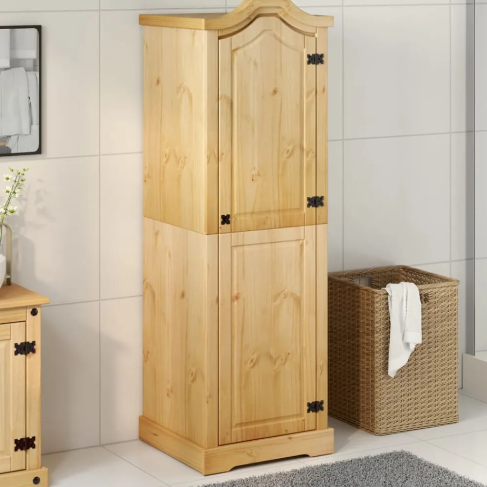 vidaXL Garde-robe Corona 55x52x170 cm bois de pin massif