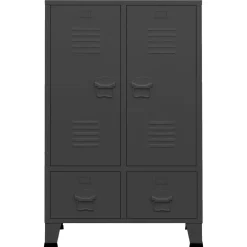 vidaXL Garde-robe industrielle 67x35x107 cm Acier