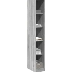 Armoires & Meubles De Rangement-vidaXL Garde-robe 30x50x200 cm bois d'ingénierie Sonoma gris