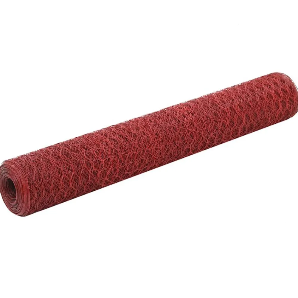 vidaXL Grillage Acier avec revêtement en PVC 25x1 m