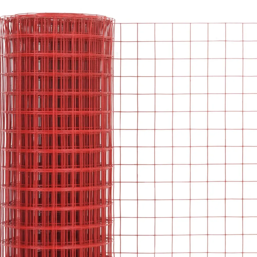 vidaXL Grillage Acier avec revêtement en PVC 10x1 m