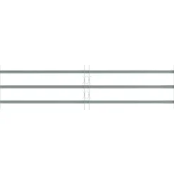 Matériaux De Construction-vidaXL Grille réglable de sécurité de fenêtres et 3 barres 1000-1500mm