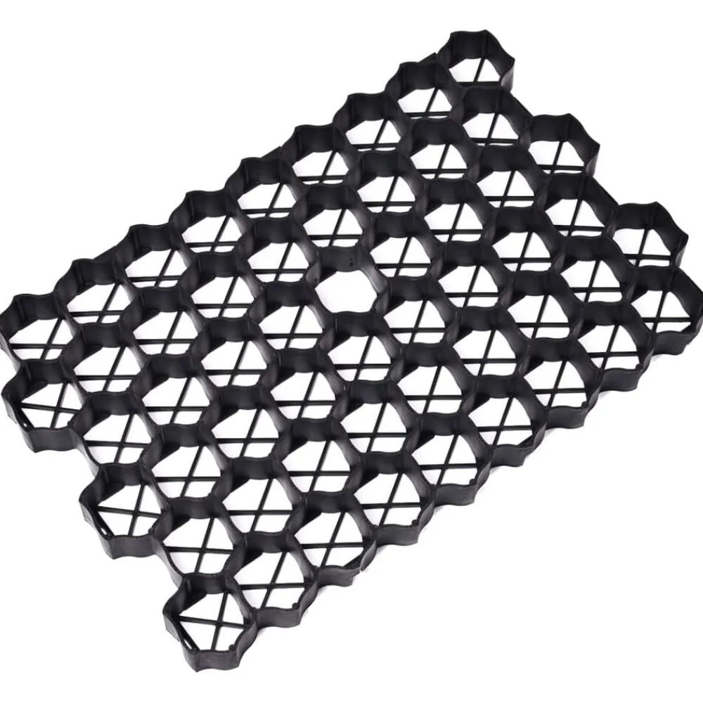 vidaXL Grilles d'herbe 16 pcs 60x40x3 cm plastique