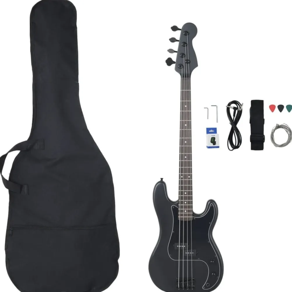 vidaXL Guitare basse électrique pour débutants avec sac 4/4 46"
