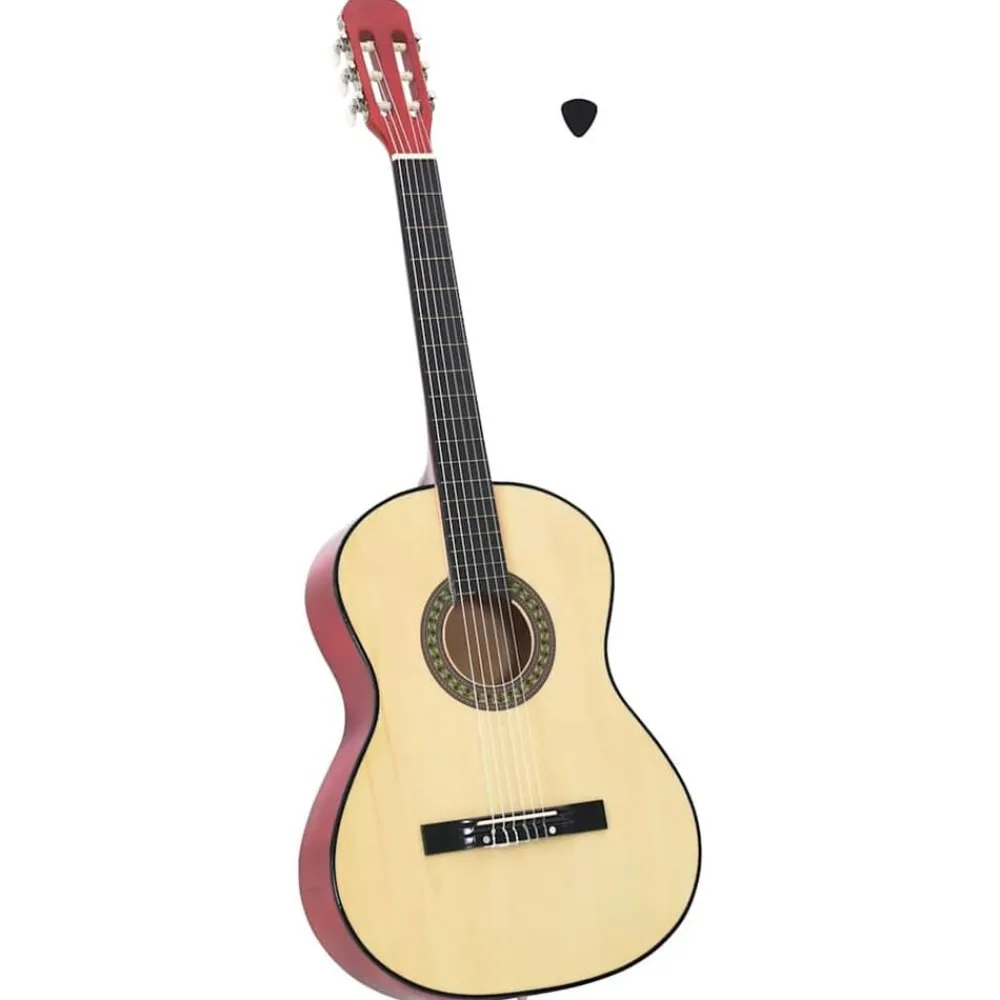 vidaXL Guitare classique pour débutants 4/4 39" Tilleul