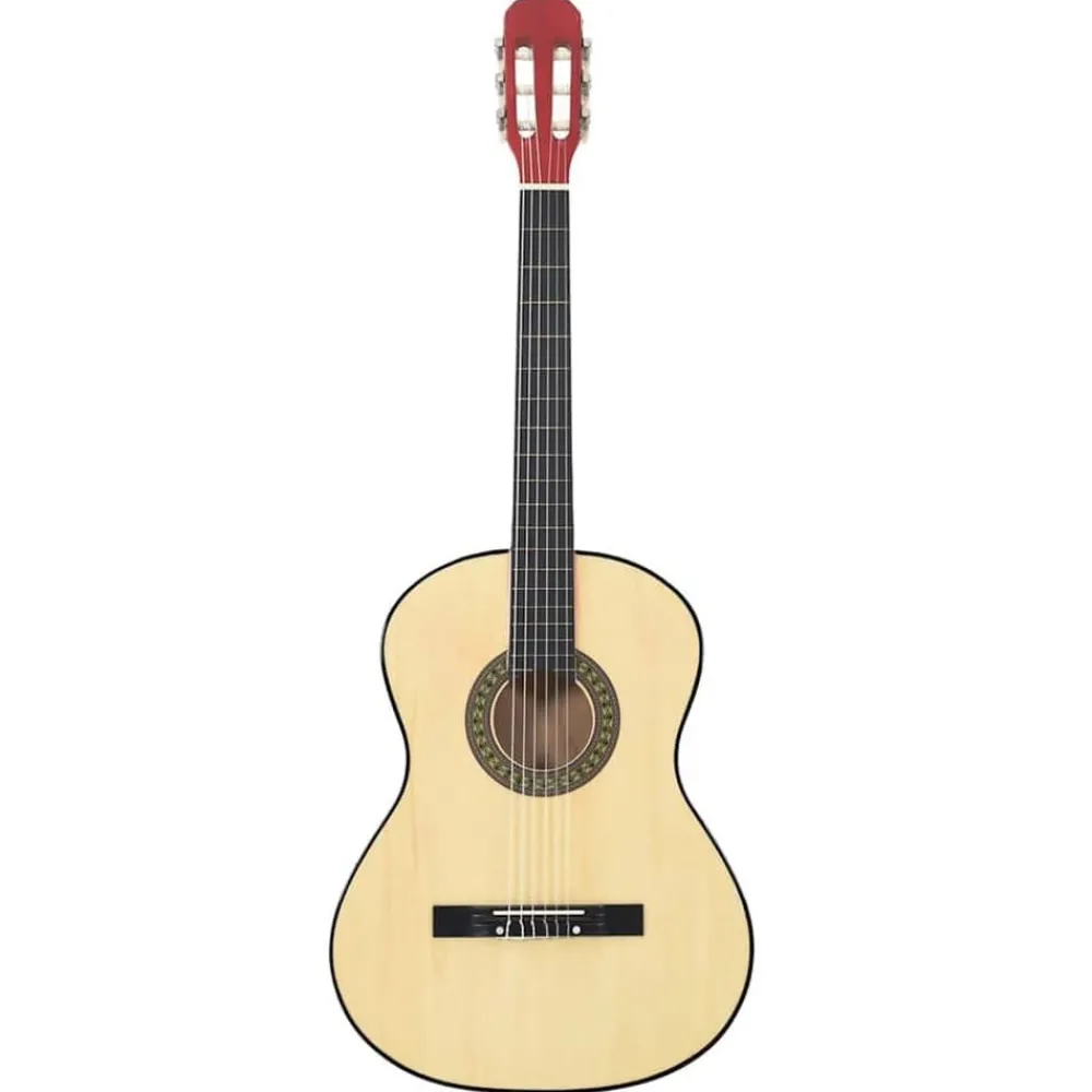 vidaXL Guitare classique pour débutants 4/4 39" Tilleul