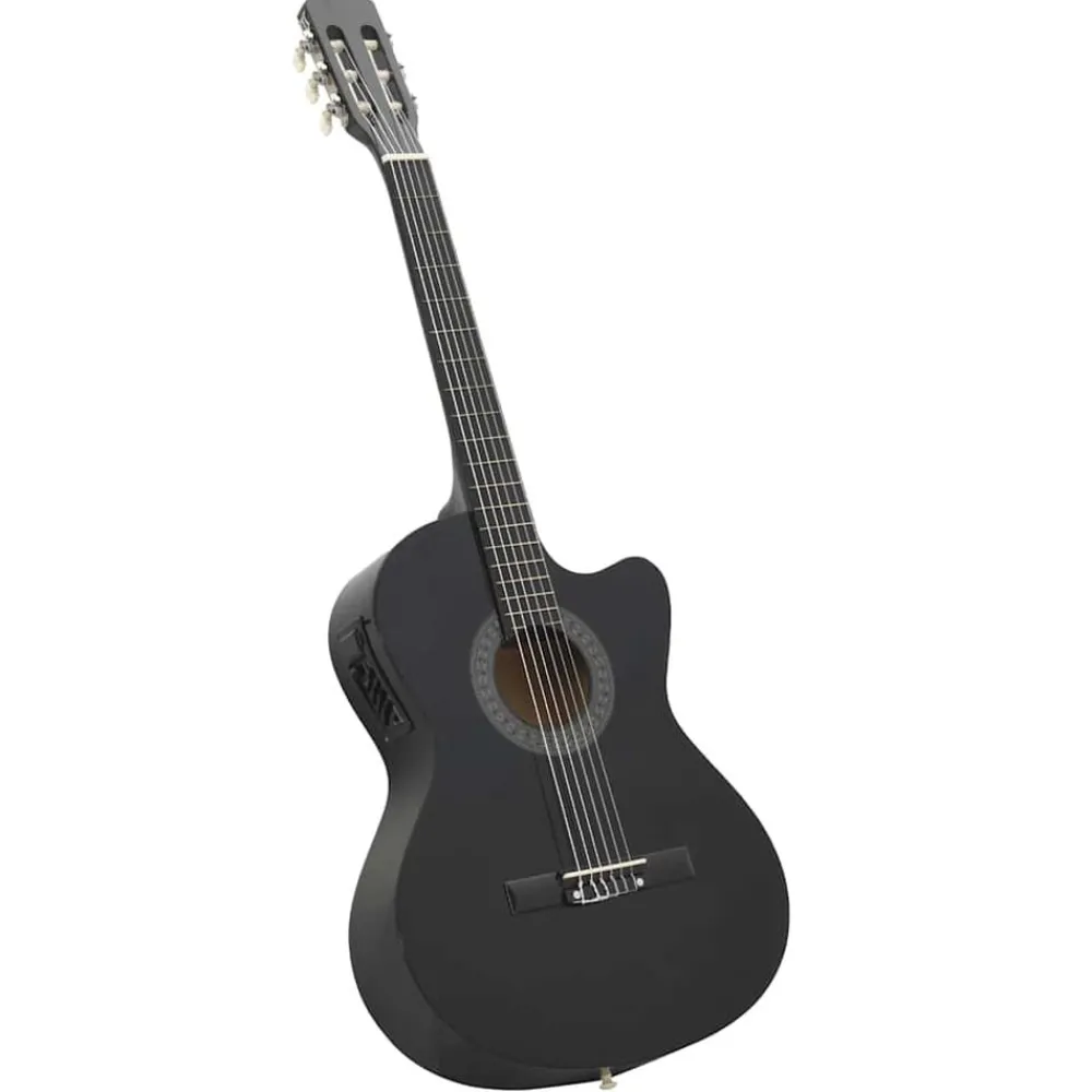 vidaXL Guitare découpée classique occidentale égaliseur 6 cordes