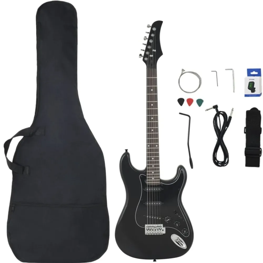vidaXL Guitare électrique pour débutants avec sac 4/4 39"