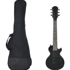 Arts & Loisirs-vidaXL Guitare électrique pour enfants avec sac 3/4 30" Noir
