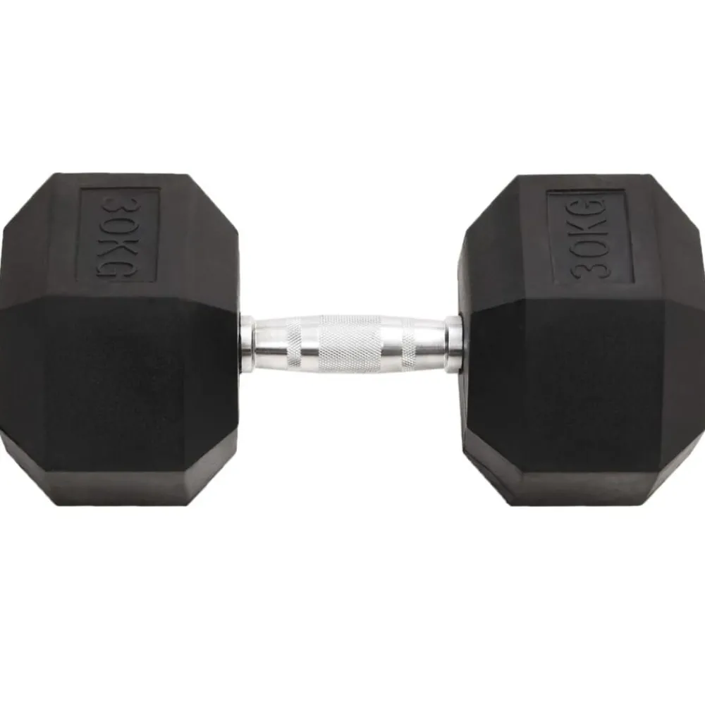 vidaXL Haltère 30 kg Fonte
