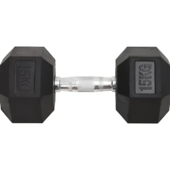 vidaXL Haltères 2 pcs 30 kg Total Fonte