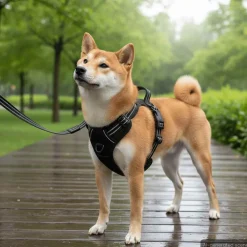 Articles Pour Animaux De Compagnie-vidaXL Harnais pour chien avec laisse et collier réglables S Noir