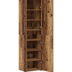 Armoires & Meubles De Rangement-vidaXL Haut Armoire 45 x 42,5 x 185 cm Bois ancien
